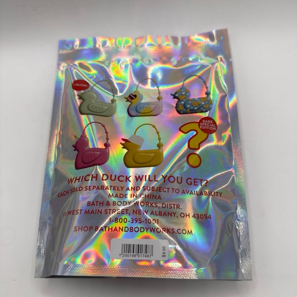 SEALED Bath & Body Works Mystery Duck Pocketbac Holder 487